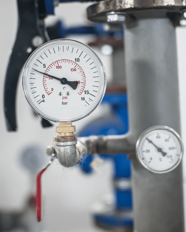 Pressure regulator valve installation and water pressure protection by Defense Plumbing in Lakewood and Denver, CO.